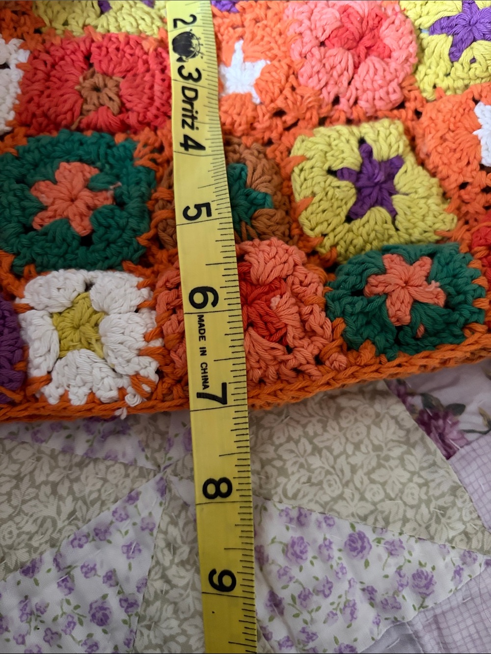 Urban Outfitters Orange Crochet Crossbody Bag with Tassels NWT - Picture 9 of 10
